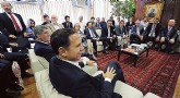 Doria em encontro ontem com vereadores. Foto: Nelson Antoine/FramePhoto/Folhapress